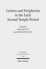Cover von Centres and Peripheries in the Early Second Temple Period