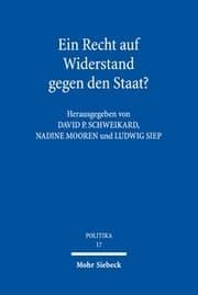 Cover von Ein Recht auf Widerstand gegen den Staat?