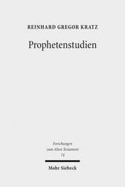 Cover von Prophetenstudien