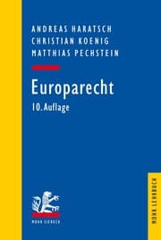Cover von Europarecht