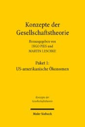 Cover von Konzepte der Gesellschaftstheorie: US-amerikanische Ökonomen