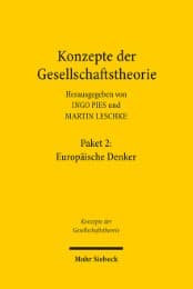 Cover von Konzepte der Gesellschaftstheorie: Europäische Denker