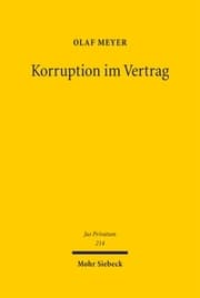 Cover von Korruption im Vertrag