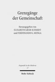 Cover von Grenzgänge der Gemeinschaft