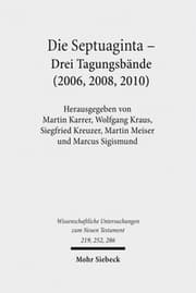 Cover von Die Septuaginta 1.-3.