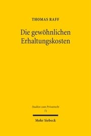 Cover von Die gewöhnlichen Erhaltungskosten