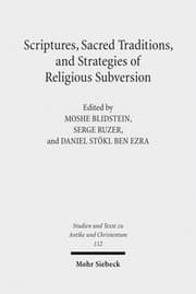 Cover von Scriptures, Sacred Traditions, and Strategies of Religious Subversion