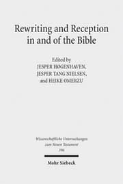 Cover von Rewriting and Reception in and of the Bible