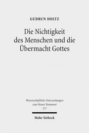Cover von Die Nichtigkeit des Menschen und die Übermacht Gottes