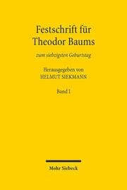 Cover von Festschrift für Theodor Baums zum siebzigsten Geburtstag