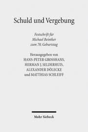 Cover von Schuld und Vergebung