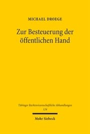 Cover von Zur Besteuerung der öffentlichen Hand