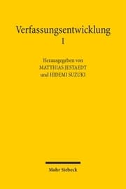 Cover von Verfassungsentwicklung I