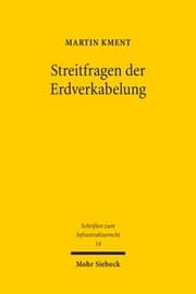 Cover von Streitfragen der Erdverkabelung