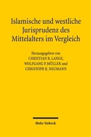 Cover von Islamische und westliche Jurisprudenz des Mittelalters im Vergleich