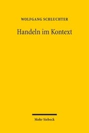Cover von Handeln im Kontext