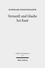 Cover von Vernunft und Glaube bei Kant