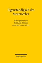 Cover von Eigenständigkeit des Steuerrechts