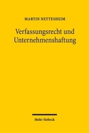 Cover von Verfassungsrecht und Unternehmenshaftung