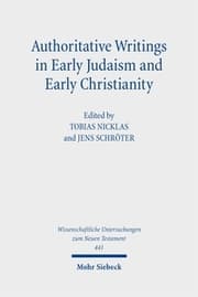 Cover von Authoritative Writings in Early Judaism and Early Christianity