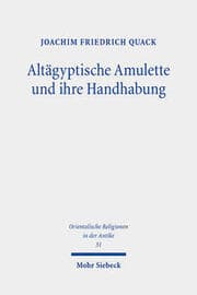 Cover von Altägyptische Amulette und ihre Handhabung