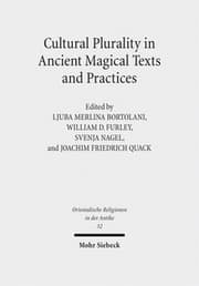 Cover von Cultural Plurality in Ancient Magical Texts and Practices