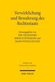 Cover von Verwirklichung und Bewahrung des Rechtsstaats