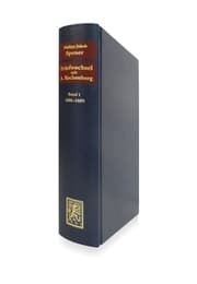 Cover von Briefwechsel mit Adam Rechenberg 1686-1704