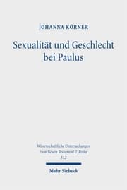 Cover von Sexualität und Geschlecht bei Paulus