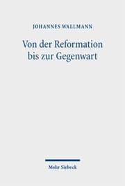Cover von Von der Reformation bis zur Gegenwart
