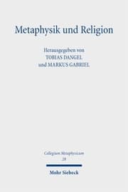 Cover von Metaphysik und Religion