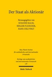 Cover von Der Staat als Aktionär