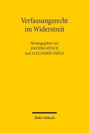 Cover von Verfassungsrecht im Widerstreit
