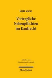 Cover von Vertragliche Nebenpflichten im Kaufrecht