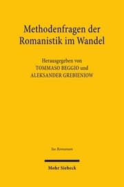 Cover von Methodenfragen der Romanistik im Wandel