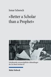 Cover von 'Better a Scholar than a Prophet'