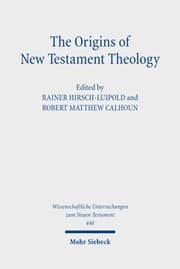 Cover von The Origins of New Testament Theology