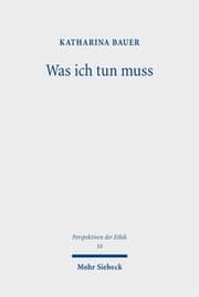 Cover von Was ich tun muss