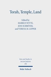 Cover von Torah, Temple, Land