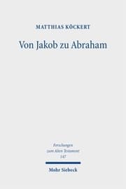 Cover von Von Jakob zu Abraham
