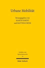 Cover von Urbane Mobilität