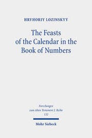 Cover von The Feasts of the Calendar in the Book of Numbers