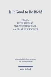 Cover von Is It Good to Be Rich?