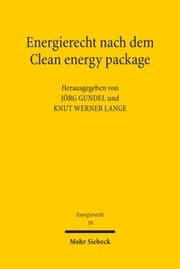 Cover von Energierecht nach dem Clean energy package