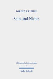 Cover von Sein und Nichts