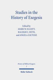 Cover von Studies in the History of Exegesis