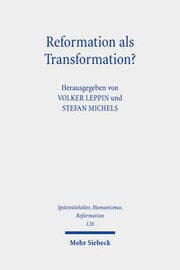 Cover von Reformation als Transformation?