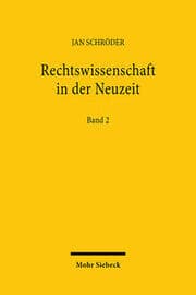 Cover von Rechtswissenschaft in der Neuzeit