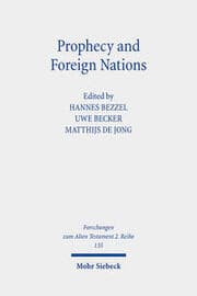 Cover von Prophecy and Foreign Nations