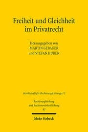 Cover von Freiheit und Gleichheit im Privatrecht